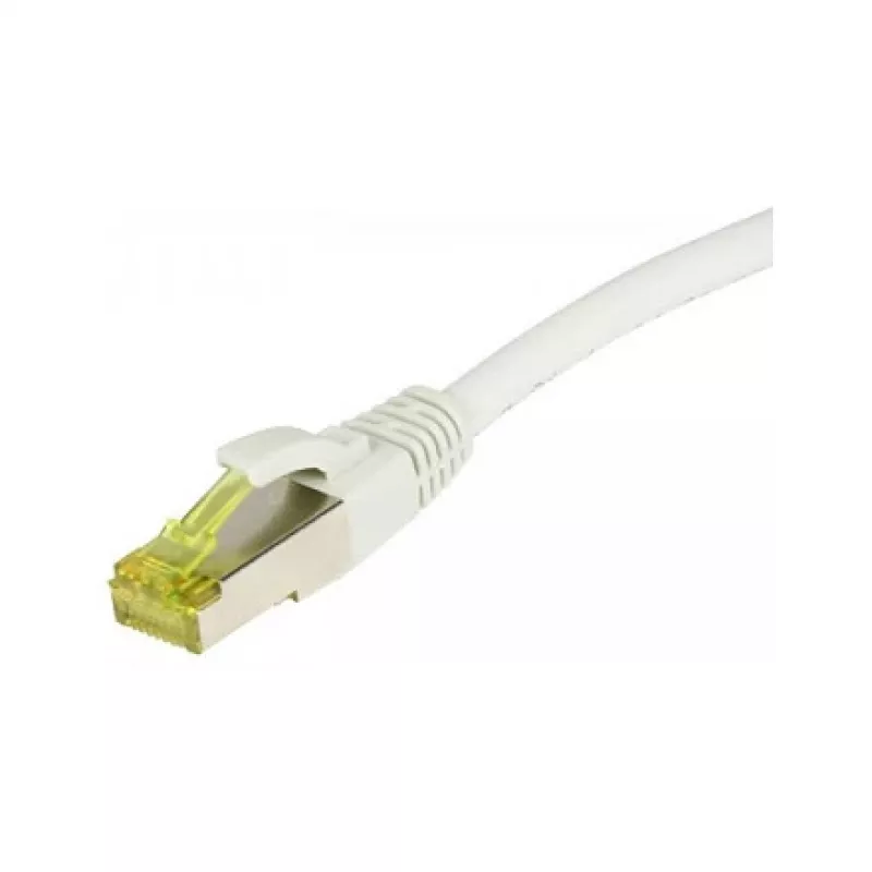 komutacinis kabelis RJ45, CAT6A 500Mhz, 2m, balta, S-STP(S/FTP), TPE/LSZH(Ultraflex), AWG26, su Cat.7 neapdorotu kabeliu, Synergy 21 (S217633)