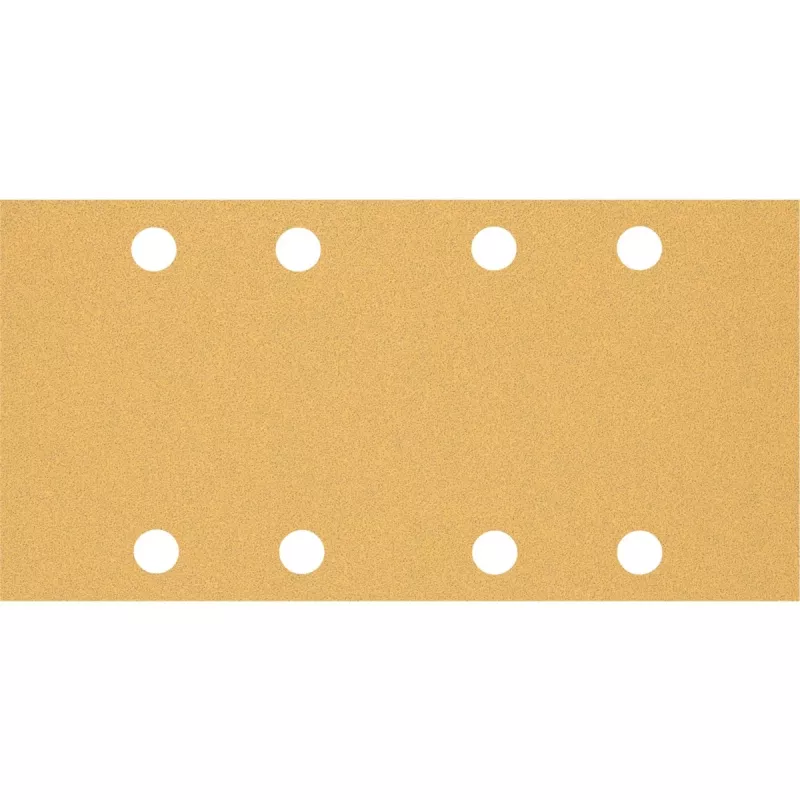 Šlifavimo lapeliai Bosch 93x186 mm K80, 50 vnt., 8 skylės, medienai ir dažams…