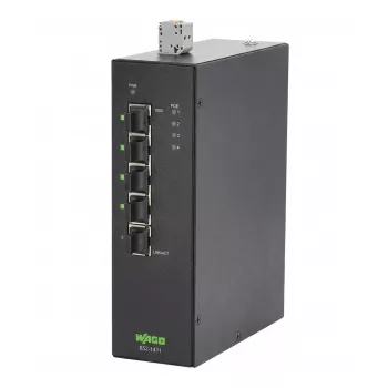 WAGO Industrial -ECO852-1411/000-001-Switch, 5 prievadų 1000Base-T