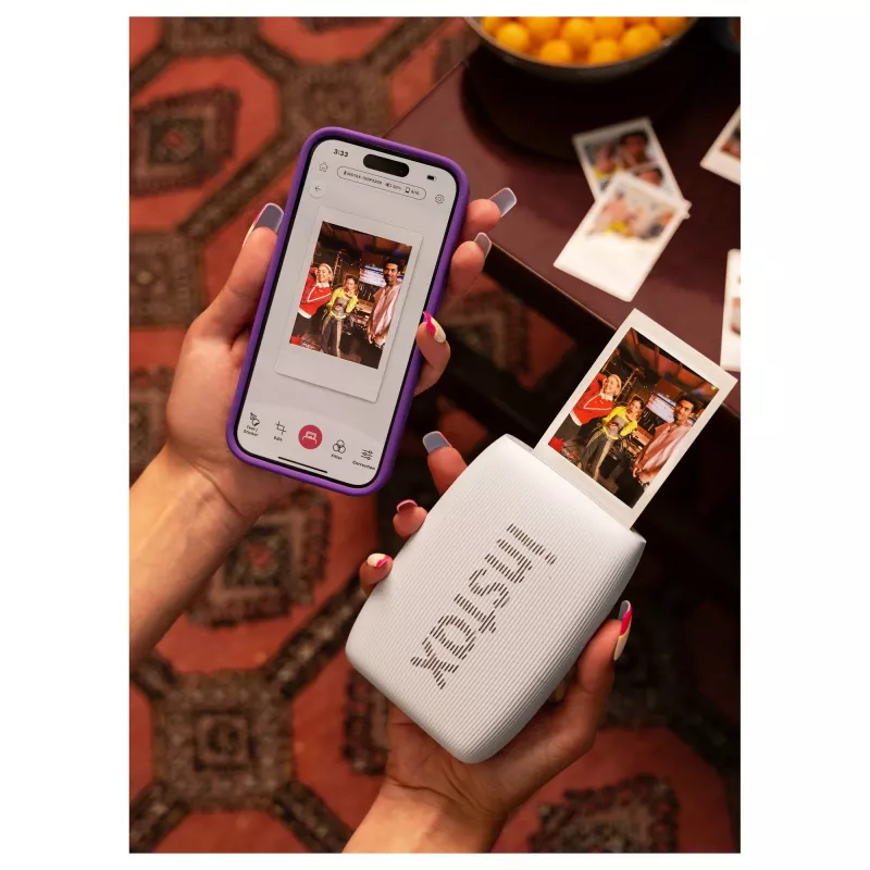 Nuotraukų spausdintuvas Fujifilm Instax Mini Link 3 Baltas Bluetooth nešiojamasis momentinis spausdintuvas išmaniesiems nuotraukoms