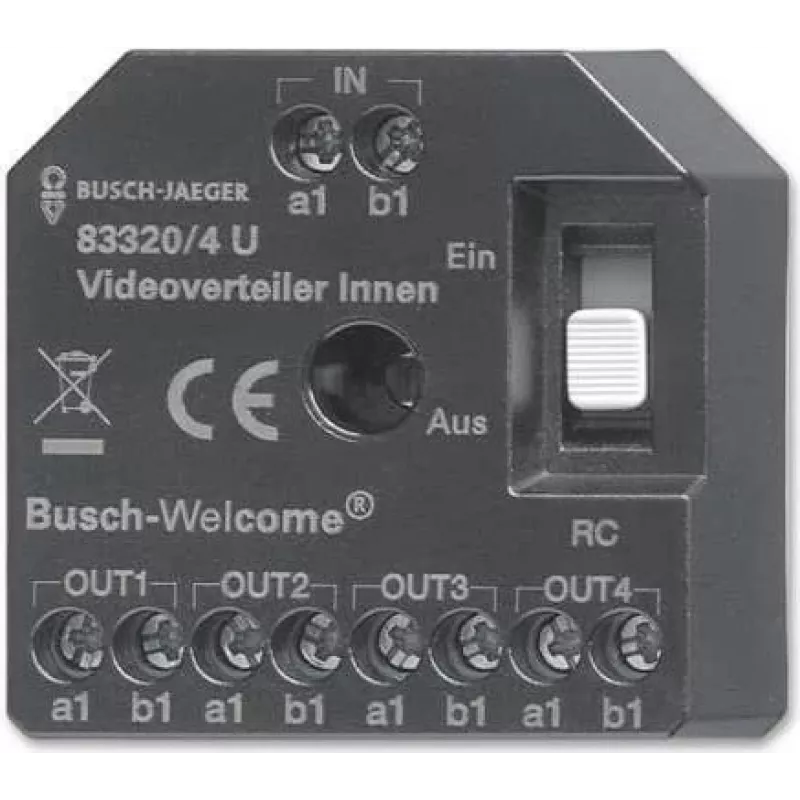 BJ 83320/4 U Aktyvus vaizdo skirstytuvas vidaus UP (2CKA008300A0508)
