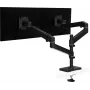 Ergotron LX Pro - tvirtinimo rinkinys (dvigubas laikiklis) - 2 LCD ekranams - montavimas per stalo angą - aliuminis - juoda - ekrano dydis: iki 61 cm (iki 24 col.) (45-710-292)