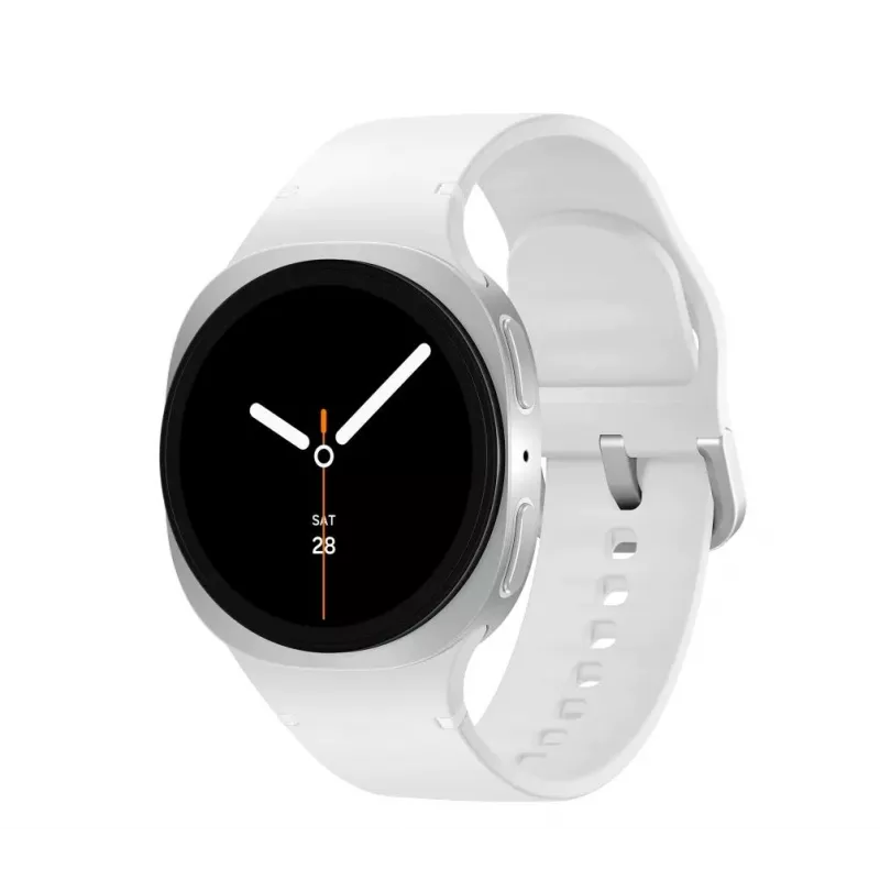 Samsung Galaxy Watch 8 3,3 cm (1,3 colio) AMOLED 40 mm Skaitmeninis 438 x 438 pikselių Liečiamas ekranas Sidabrinis „Wi-Fi“ GPS (palydovas)