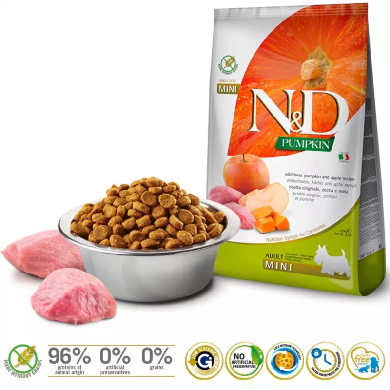 Farmina Pet Food ŠERNO IR OBUOLIŲ ADULT MINI