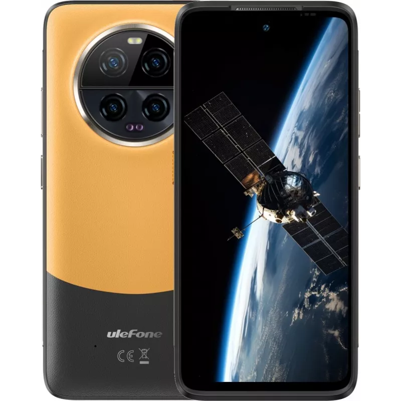 Pramoninis išmanusis telefonas UleFone Armor 23 Ultra 5G — 12GB RAM, 512GB atminties, oranžinis