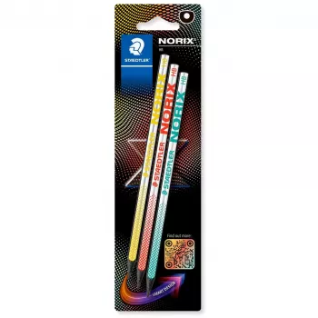 Grafito pieštukas Staedtler 181-HBBK3 HB įvairiaspalvis