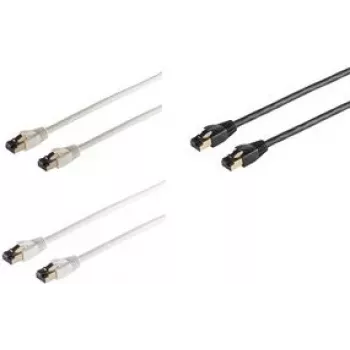 shiverpeaks BASIC-S komutacinis kabelis Cat. 8 F/FTP 1.5 m baltas RJ45 kištukas - 8P8C - tinklo - CAT 8 tinklo kabelis (BS08-41156)