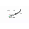 Tinklo kabelis GEMBIRD Cat6a RJ-45 į RJ-45 S/FTP 10 m LSZH, vientisas varis, pilkas