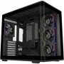 Elite 600 ARGB , korpusas Tower juodas, grūdintas stiklas x 2