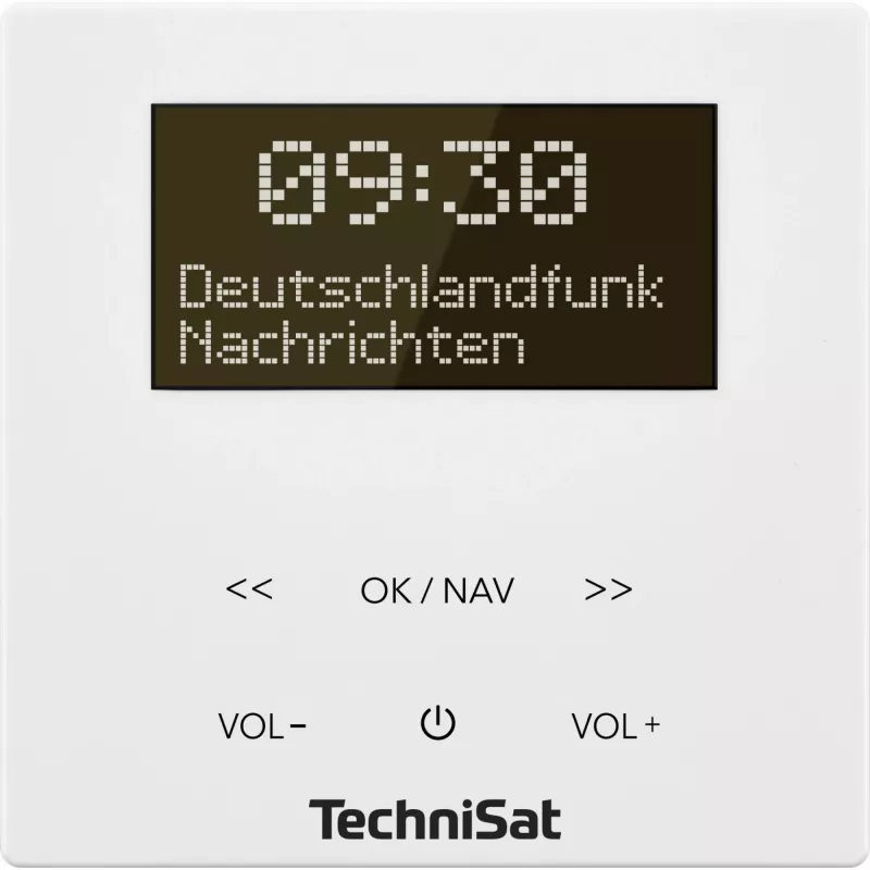 TechniSat DigitRadio UP 55 - DAB radijas - 2 x 2 W - baltas (0001/3901)