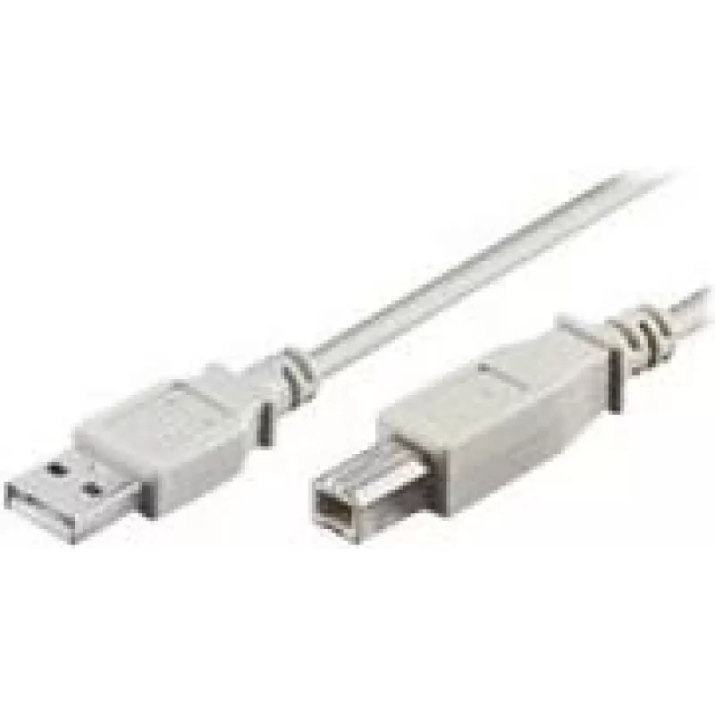 wentronic - USB laidas - USB (M) į USB Type B (M) - 1,8 m - Pilkas (68712)