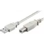 wentronic - USB laidas - USB (M) į USB Type B (M) - 1,8 m - Pilkas (68712)