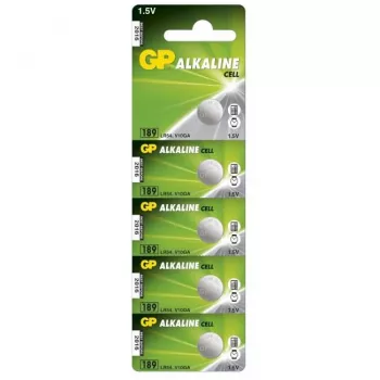 Vienkartinė baterija GP baterijos LR54 Alkalnė 3,05 mm aukštis 1 g