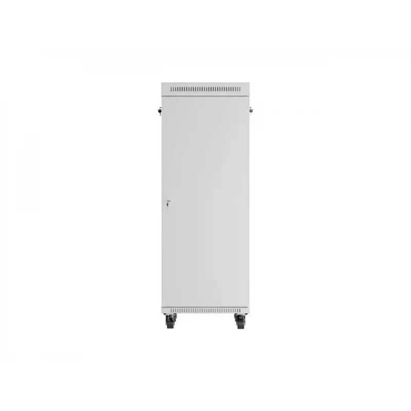 19 colių 32U LANBERG stovimasis stovas-spinta 600×800 mm pilka su stiklinėmis durelėmis ir LCD (plokščia pakuotė)