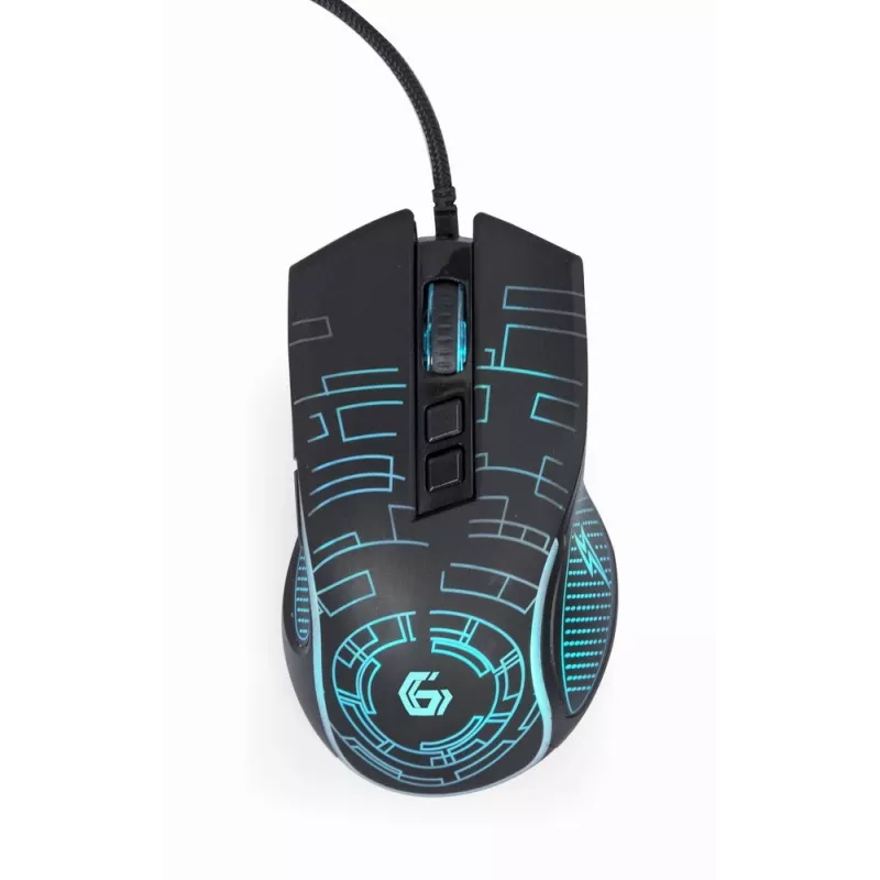 Gembird MUSG-RGB-01 pelė dešiniarankiams USB Type-A 3600 DPI