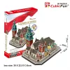 3D dėlionė cubicfun Vavelio katedra — 101 detalė, modelio rinkinys