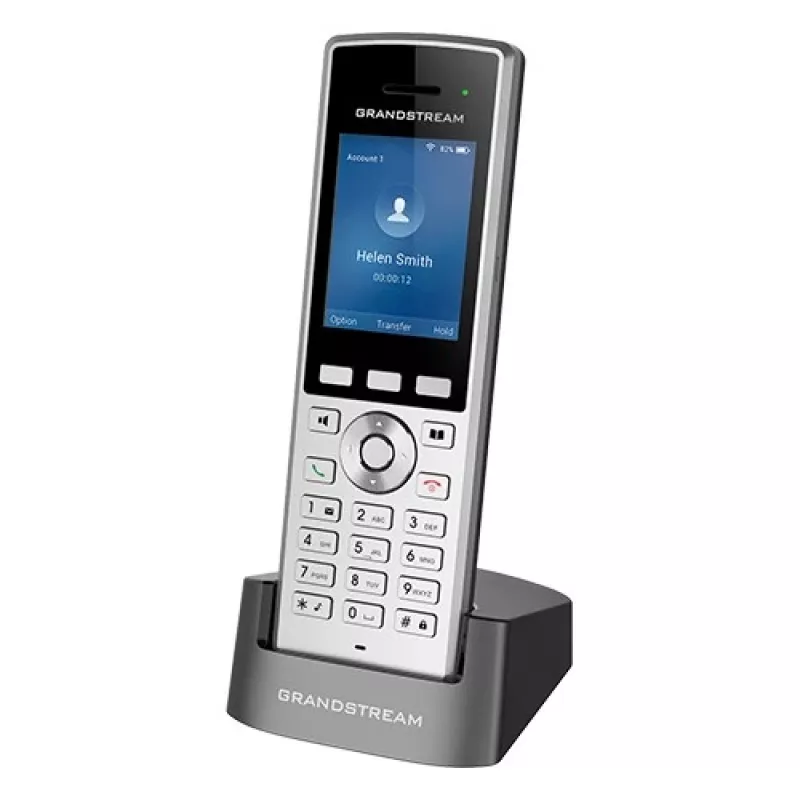 Grandstream Networks WP822 IP telefonas juodas, sidabrinis 2 linijos LCD Wi-Fi