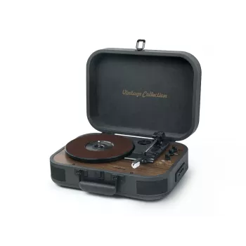 Muse patefono stereo sistema su Bluetooth išvestimi | MT-207 DGB | 2x5 W | Bluetooth | Juoda/Ruda
