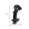 Flightstick add-on grip Thrustmaster Sol-R 3 AVA, juoda, USB Type-C, analoginė/skaitmeninė, PC, 75×115×200 mm