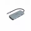 Dicota USB-C 8-in-1 Multi Hub 4K PD 100W sidabrinis