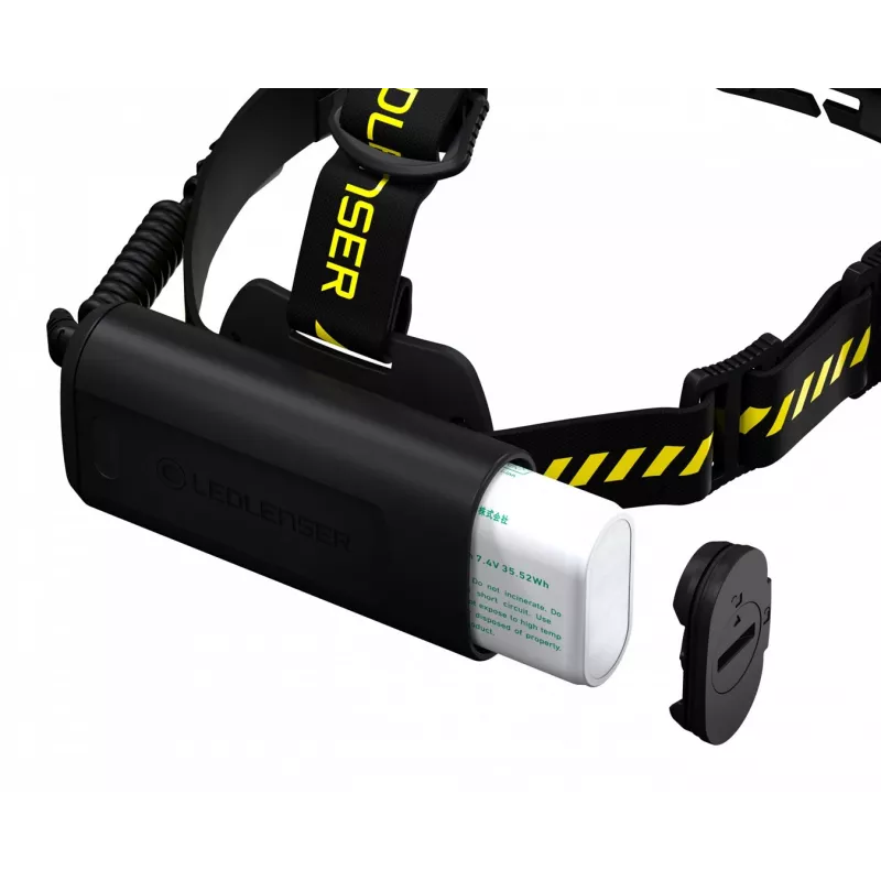 Galvos juostos žibintuvėlis Led Lenser H15R Work juoda geltona