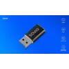 Savio AK-81 vaizdo kabelio adapteris USB Type-C USB Type-A juodas