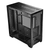 PC korpusas MODECOM VOLCANO EXPANSE T Midi Tower, grūdintas stiklas, USB-C, palaiko micro ATX, GPU iki 430 mm, CPU aušintuvas iki 180 mm, 3x3,5 colio nišos, 2x2,5 colio, juodas