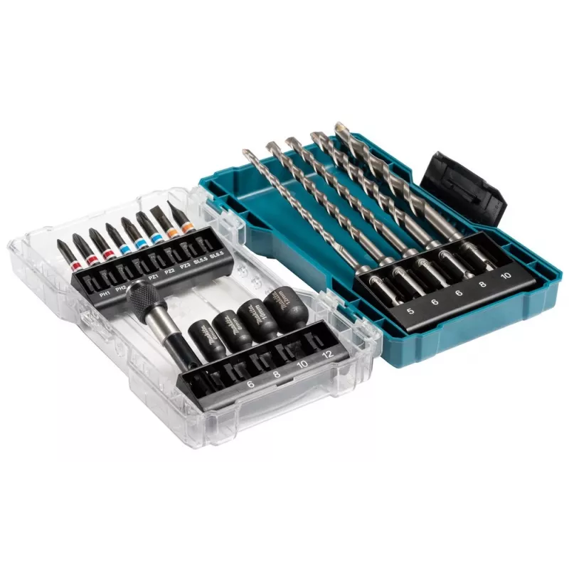 Atsuktuvo antgalių rinkinys Makita E-07026 18 vnt.