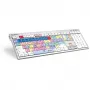 Klaviatūra Logickeyboard LKB-PPROCC-CWMU-FR Office USB AZERTY Prancūziška Balta