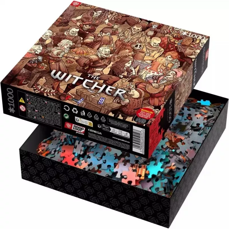 Good Loot Gaming Puzzle: The Witcher (Wiedźmin) Birthday, 1000 vienetų