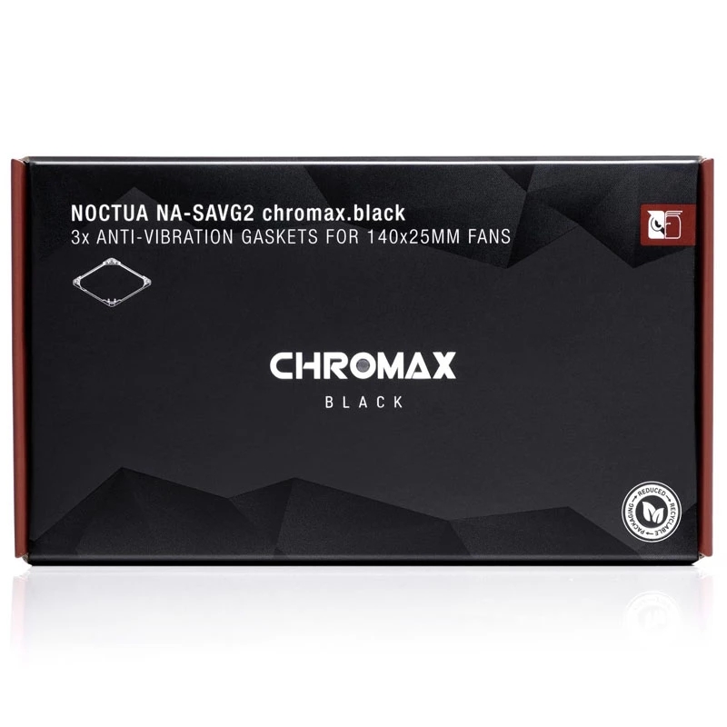 Noctua NA-SAVG2 chromax Juoda Anti-Vibrationsset - juodas (NA-SAVG2 ch.bk)