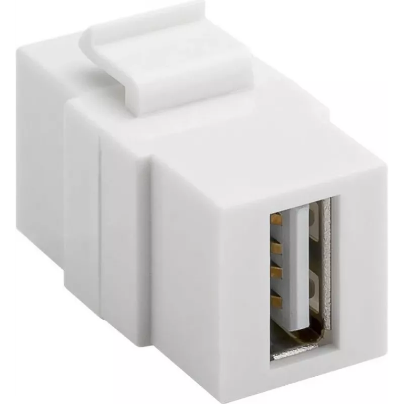 Goobay 79909 - Plokščias - Baltas - USB A - USB A - Moteriška - Moteriška (79909)