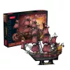 3D dėlionė cubicfun Queen Anne's Revenge Anniversary Version – modelis 306-T4040H, kolekcinis laivo surinkimas