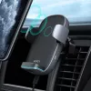 Belaidis įkrovimo telefono laikiklis Aukey HD-C52 — Qi suderinamas reguliuojamo kampo automobilinis telefono laikiklis su belaidžiu įkrovimu