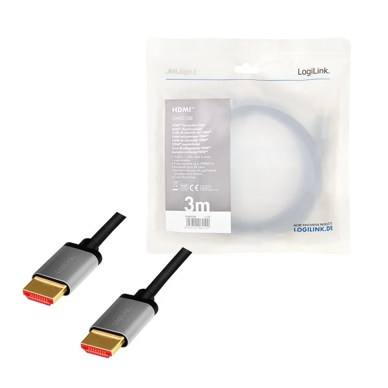 HDMI laidas LogiLink CHA0106 3m