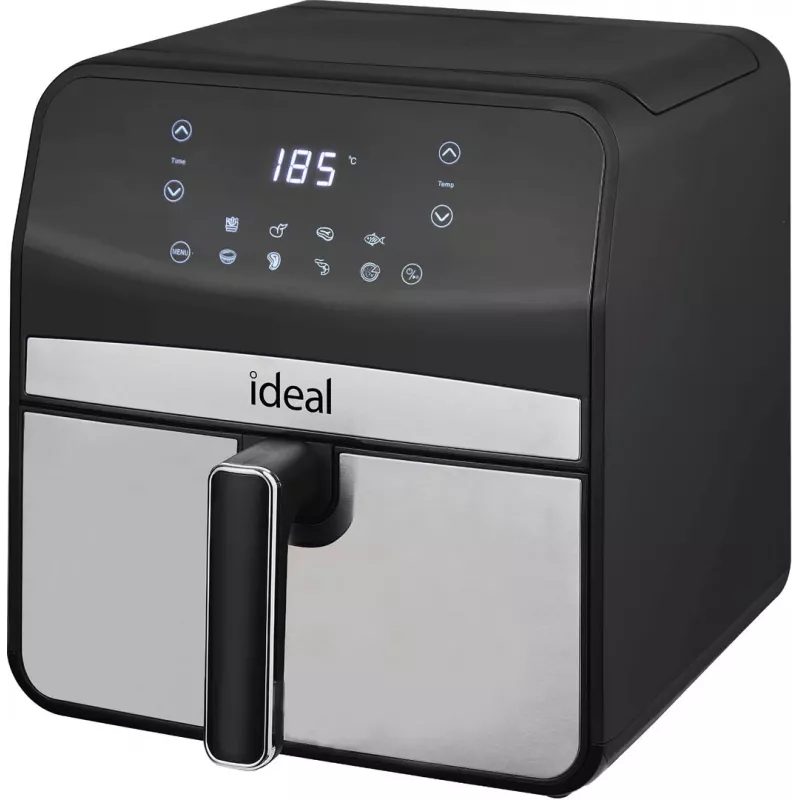 Karšto oro gruzdintuvė Eldom IK1501 — 6,5 L, 1800 W, jutiklinis LED, reguliuojamas termostatas, nuimamas indaplovėje plaunamas dubuo