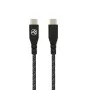 USB Type-C į Type-C duomenų kabelis Tellur TLL155471, 1 m, 3 A, 60 W PD, nailoninis pintas, juodas