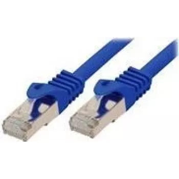 Tinklo kabelis ShiverPeaks BASIC-S Cat7 S/FTP (S-STP) mėlynas, 1 m, RJ-45, auksiniai kontaktai