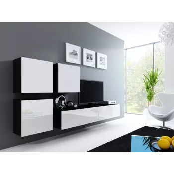 Cama Square Spintelė VIGO 50/50/30 juodas/baltas blizgus