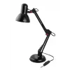Stalinė lempa ESPERANZA AVIOR E27 12W LED, juoda, reguliuojamo aukščio, lankstus laikiklis, E27 lizdas