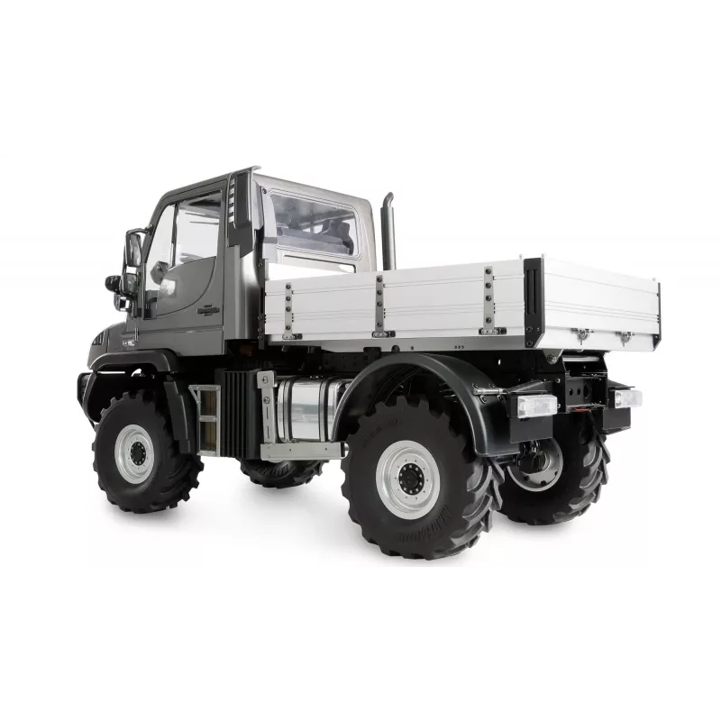 Amewi Mercedes-Benz Unimog įrenginių transporteris 4WD antracitinis 1:10 ARTR (22683)