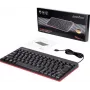 Perixx 11670 klaviatūra USB QWERTY vokiečių - JAV anglų juoda (PERIBOARD-422 DE)