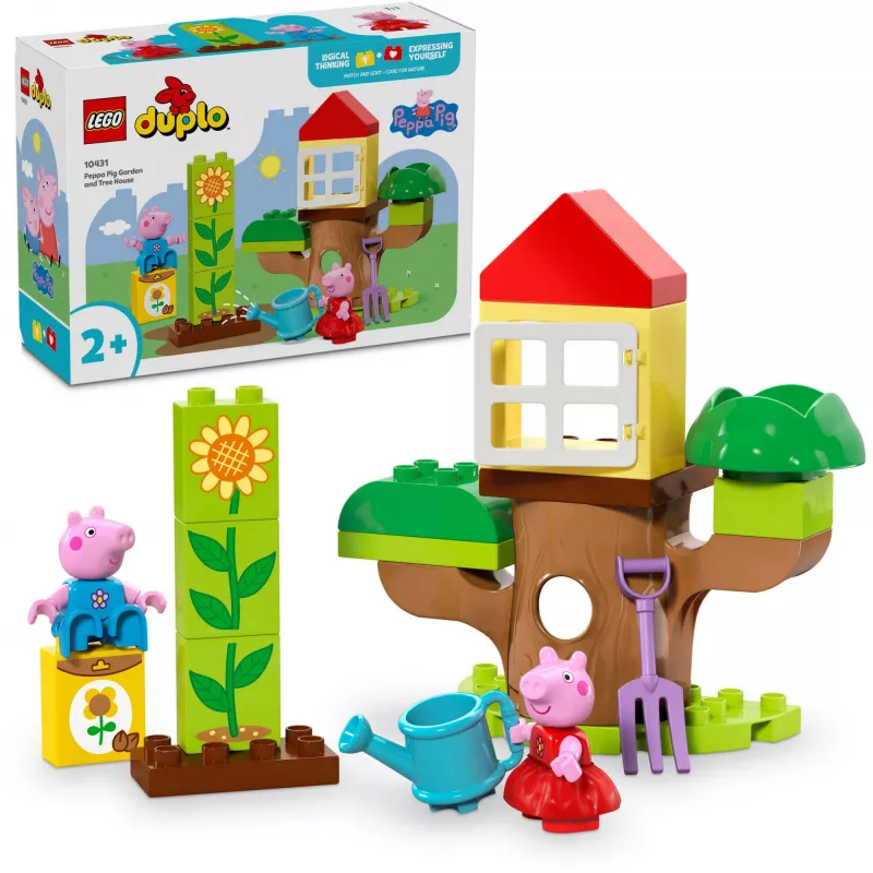Lego 10431 Duplo Peppa Pig sodas ir medžio namelis