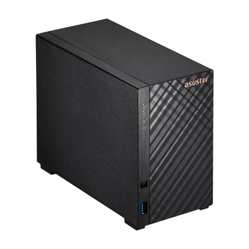 Asustor AS1102TL NAS/atminties serveris Mini Tower Realtek RTD1619B 1 GB DDR4 0 TB ADM juoda