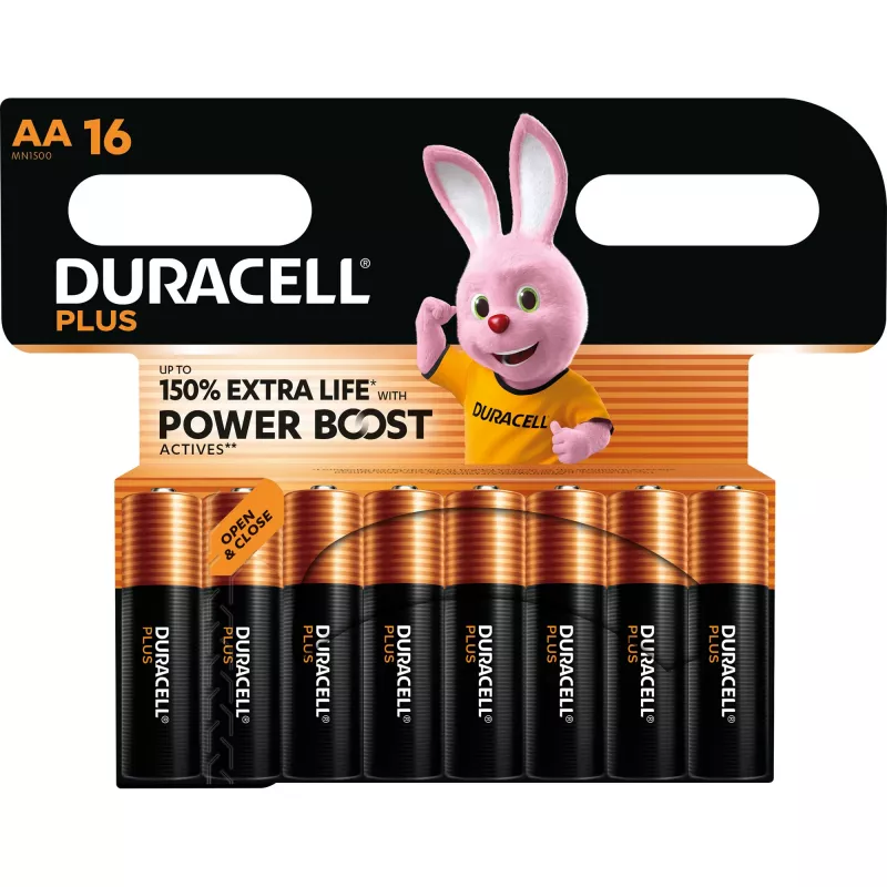 Duracell Plus vienkartinė AA šarminė baterija