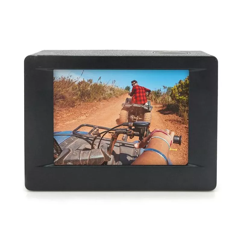 Easypix GoXtreme Enduro Juoda - Veiksmo kamera - tvirtinama - 4K / 30 fps - 8,0 MPix - Wi-Fi - povandeninė iki 30 m - Juoda