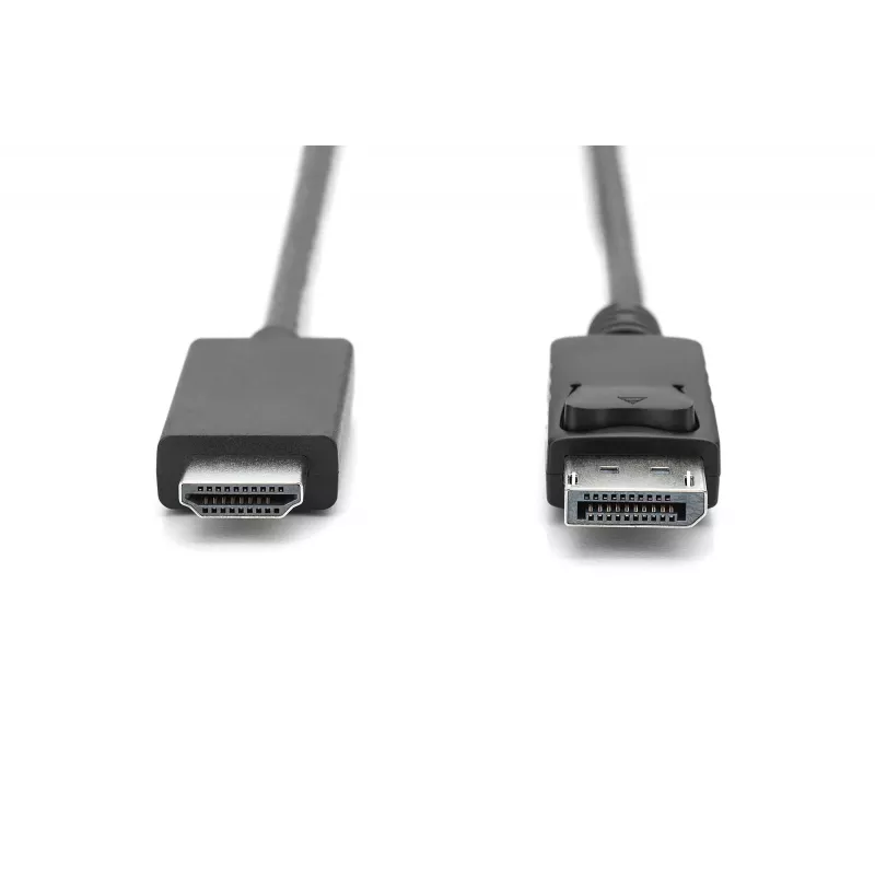 Adapter kabelis Displayport 1.2 with interlock 4K 60Hz UHD Typ DP/HDMI A M/M juodas 2 m