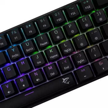Mechaninė klaviatūra White Shark Shinobi-2 mėlyni jungikliai juoda US išdėstymas