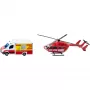 Toy set Usorteret Siku Mercedes-Benz Rescue Van and Helicopter model set