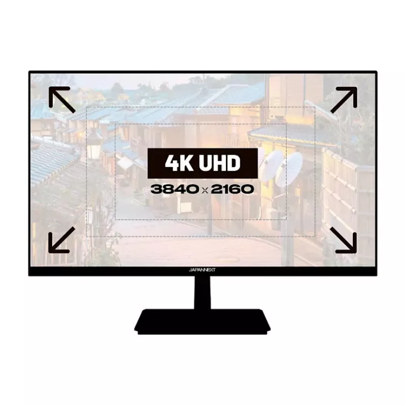 JAPANNEXT 4K UHD monitorius 71,1 cm (28 inch) 3840x2160 pikselių, IPS skydelis, 5 ms, 60 Hz, AMD FreeSync, HDMI, DisplayPort (JN-I280UHD60F-P)